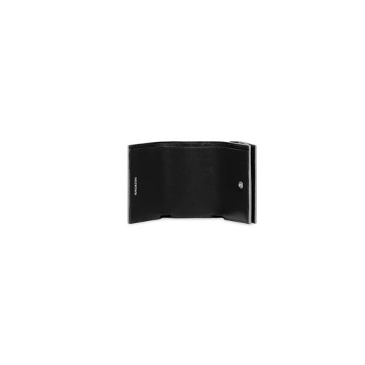 Women's Balenciaga Papier Mini Metallic Effect Wallets Silver