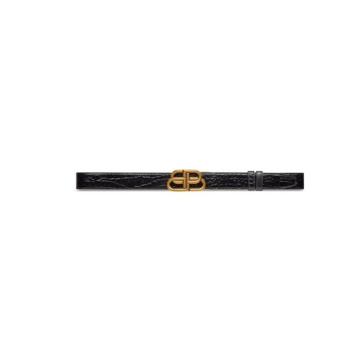 Women's Balenciaga Bb Reversible Belts Black