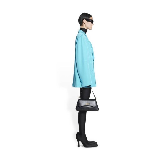 Women's Balenciaga Washed Jackets Blue