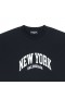 Men's Balenciaga Cities New York Medium Fit T Shirts Black