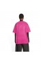 Women's Balenciaga 90 10 Large Fit T Shirts Dark Pink
