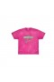 Women's Balenciaga 90 10 Large Fit T Shirts Dark Pink
