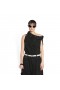 Women's Balenciaga Bb 25mm Sparkling Fabric Belts Silver