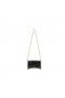 Women's Balenciaga Hourglass Crocodile Embossed Chain Strap Black