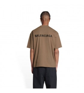 Men's Balenciaga Balenciaga Regular Fit T Shirts Beige