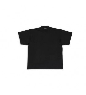 Men's Balenciaga Balenciaga Tab T Shirts Black