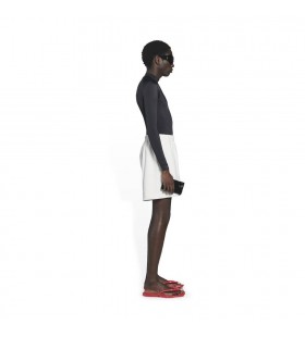 Men's Balenciaga Political Campaign Sweat Shorts Pants White