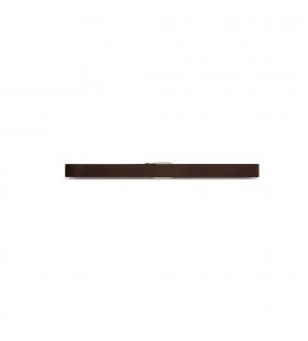 Men's Balenciaga Rounded Logo Plaque Belts Brown
