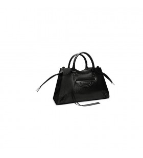 Men's Balenciaga Neo Classic Medium Handbag Tote Bags Black
