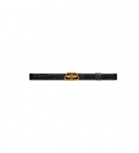Women's Balenciaga Bb Reversible Belts Black