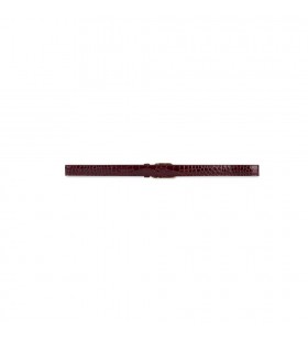 Women's Balenciaga Bb Thin Belts Dark Red