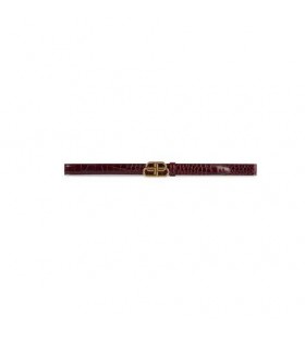 Women's Balenciaga Bb Thin Belts Dark Red