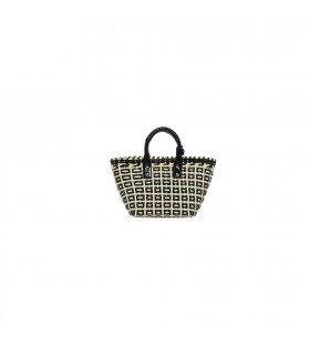 Women's Balenciaga Bistro Xs Basket With Strap Tote Bags Yellow