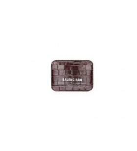 Women's Balenciaga Cash Cardholders Dark Red