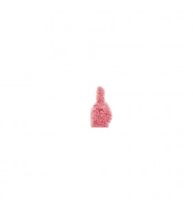 Women's Balenciaga Furry Hourglass Chain Mini Bag Pink