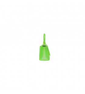 Women's Balenciaga Hourglass Xs Box Handbag Light Green