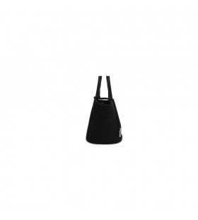 Women's Balenciaga Ibiza Medium Basket With Strap Tote Bags Black