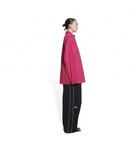 Women's Balenciaga 3d Sports Icon Short Windbreaker Jackets Pink