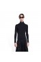 Men's Balenciaga Fitted Turtleneck Knitwear Black