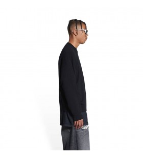 Men's Balenciaga 3b Sports Icon Sweater Knitwear Black