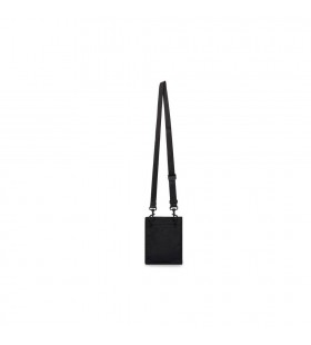 Men's Balenciaga Explorer Pouch With Strap Crossbody Bags Black