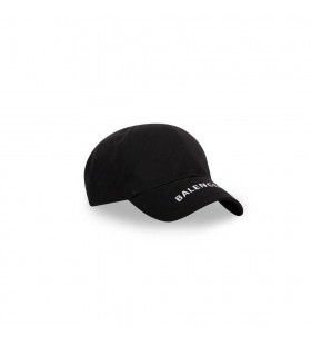 Os homens da Balenciaga Logotipo da Viseira Caps Preto