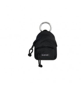 Férfi Balenciaga Micro Hátizsák Keyrings Fekete