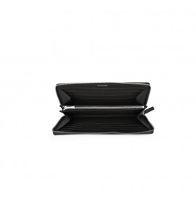 Uomo Balenciaga Firma Continentale Bb Monogram Tela Rivestita Portafogli Nero