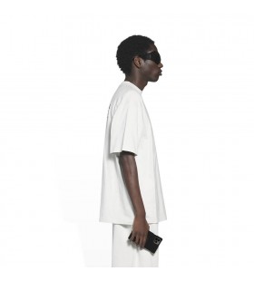 男子バレンシアガの政治的キャンペーンの大フTシャツWhite