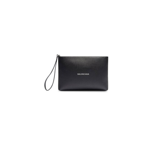 Menn Balenciaga Kontanter Gusset Veske Med Håndtak Poser Svart / Hvit