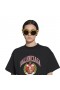 Kvinne Balenciaga Fet Runde Solbriller Brun