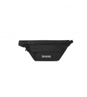 Menn Balenciaga Overdimensjonert Xxl Beltpack Belt Vesker Svart
