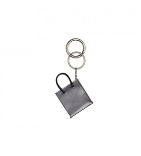 Menn Balenciaga Mini Shopping Keyrings Sølv