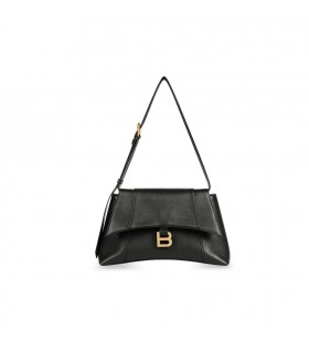 Kvinne Balenciaga Downtown Liten Skulder Vesker Svart