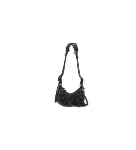 Kvinne Balenciaga Le Cagole Xs Rhinestones Skulder Vesker Svart