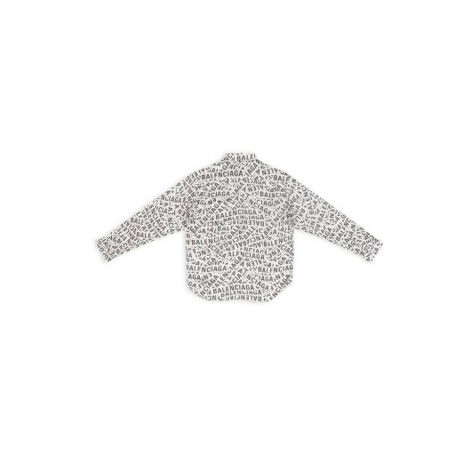 Męskie koszulki z logo Balenciaga w paski duże rozmiary Szare