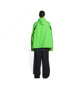 Damski dres Balenciaga 3b Sports Icon, okrycia Przeciwdeszczowe Kolor Zielony