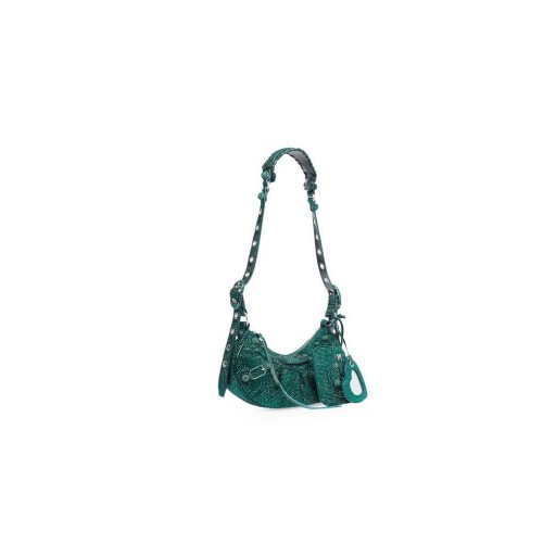 Femei Balenciaga Le Cagole Xs Pietre Saci de Umăr Verde
