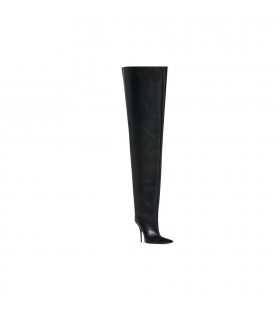 Ženské Balenciaga Bahniaky 110 mm Overknee Topánky Čierne
