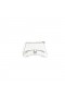 Women's Balenciaga Downtown Small Crocodile Embossed Shoulder Bags White