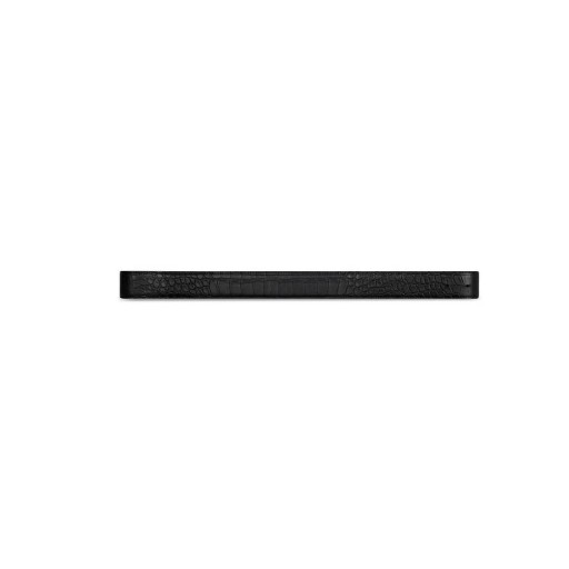 Men's Balenciaga Bb Reversible Crocodile Embossed Belts Black