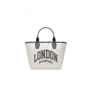 Ženske torbe-тоут Balenciaga Cities London Jumbo veličine Bež boje