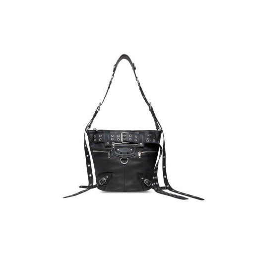 Män Balenciaga Emo Bucket Bag Tote Väskor Svart