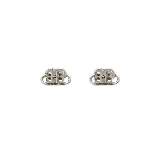 Kvinnors Balenciaga Bb Stud Xs Smycken Örhängen Silver