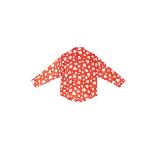 Kvinnors Balenciaga Qixi Hjärtan Minimal Shirt Toppar Röd