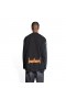 Män Balenciaga Upp och Ner långärmad T-Tröjor Svart