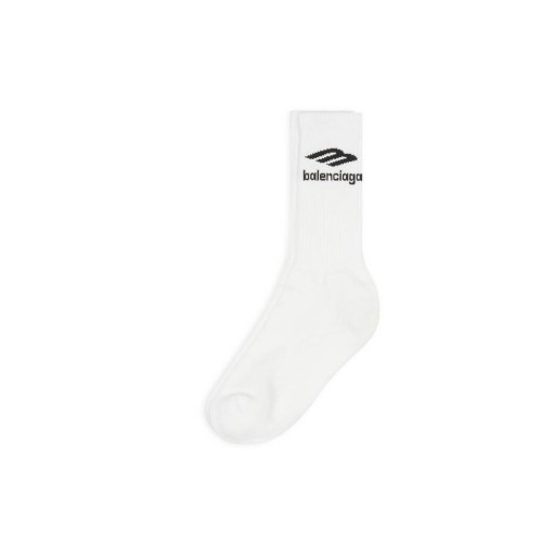 La mujer, Balenciaga 3b Icono del Deporte de Tenis de Calcetines Blancos