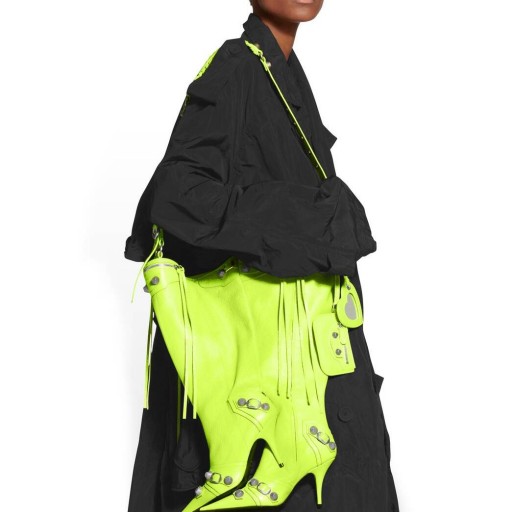 La mujer, Balenciaga Le Cagole Bolsa de Arranque de Bolsos de mano Amarillo