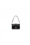 La mujer, Balenciaga Señora Pequeña Solapa de Cocodrilo en Relieve Bolsas de Hombro Negro