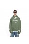 Los hombres de Balenciaga Destruido Sudadera con capucha Verde